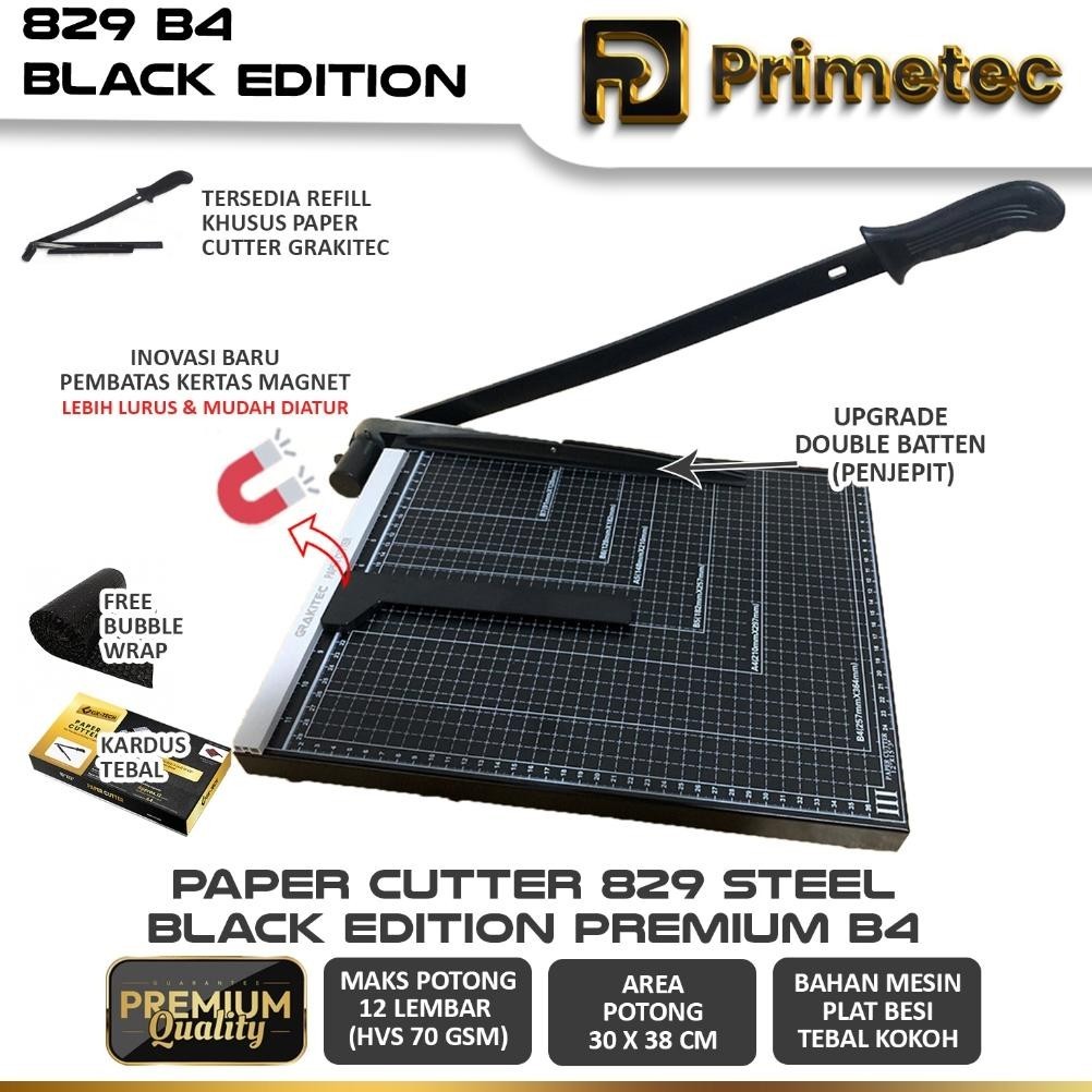 

TGH Paper Cutter B4 Lebih Besar Dari F4 ( Alat Potong Kertas ) Pemotong Kertas Alat Potong /Mesin Pemotong Kertas HVS, Sticker, Dos, PVC ID Card, Yellow Board, Art Paper, Vinyl, Bontax, Camel, Kertas TERLARIS