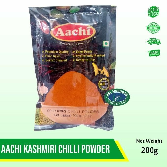 

AACHI KASHMIRI CHILLI POWDER 200G