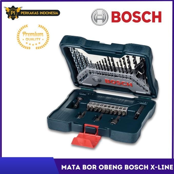 Mata Bor Obeng Bosch Xline Lengkap 1 Set Bor Kayu Besi Metal Beton
