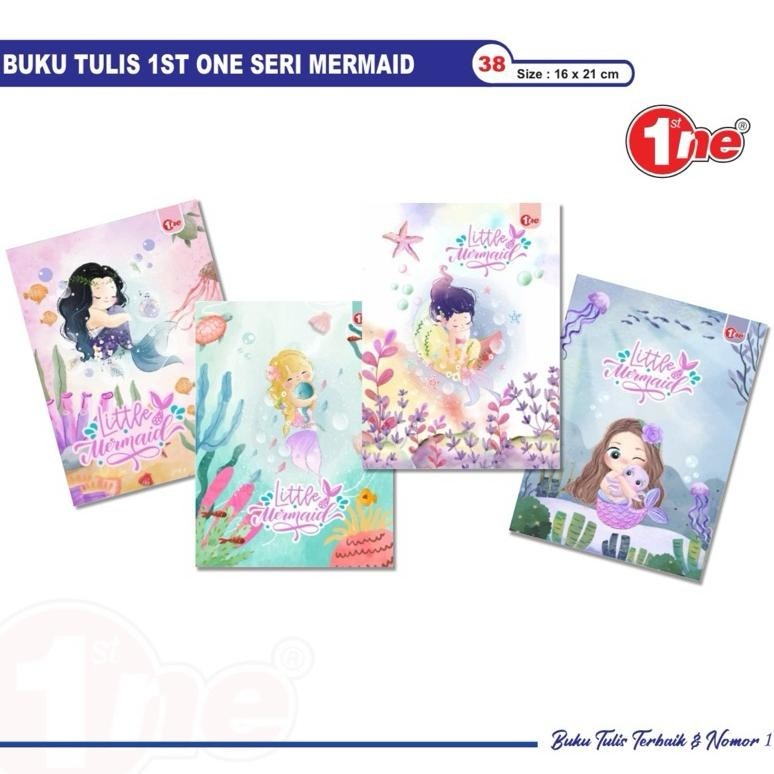 

Flashsale [1Pak=10Buku] Buku Tulis Murah 38 Lembar 1St One Promo