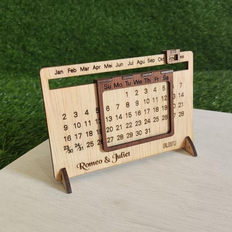 

Flashsale Kalender Kayu Sepanjang Masa Calendar Abadi Aesthetic BisaCod