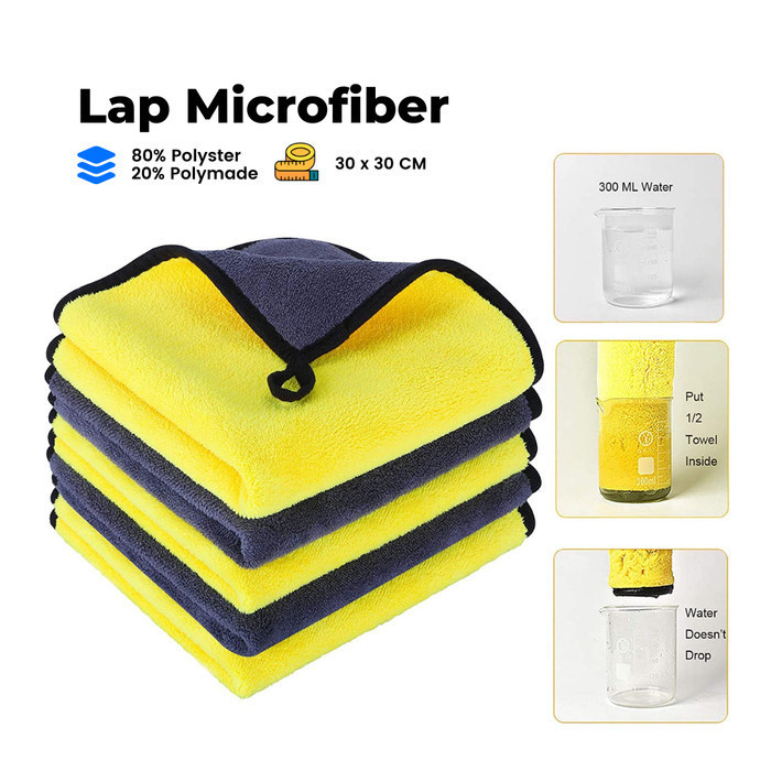 KAIN LAP MOBIL MICROFIBER 30X30 KAIN LAP SEBAB GUNA MICROFIBER 30X30