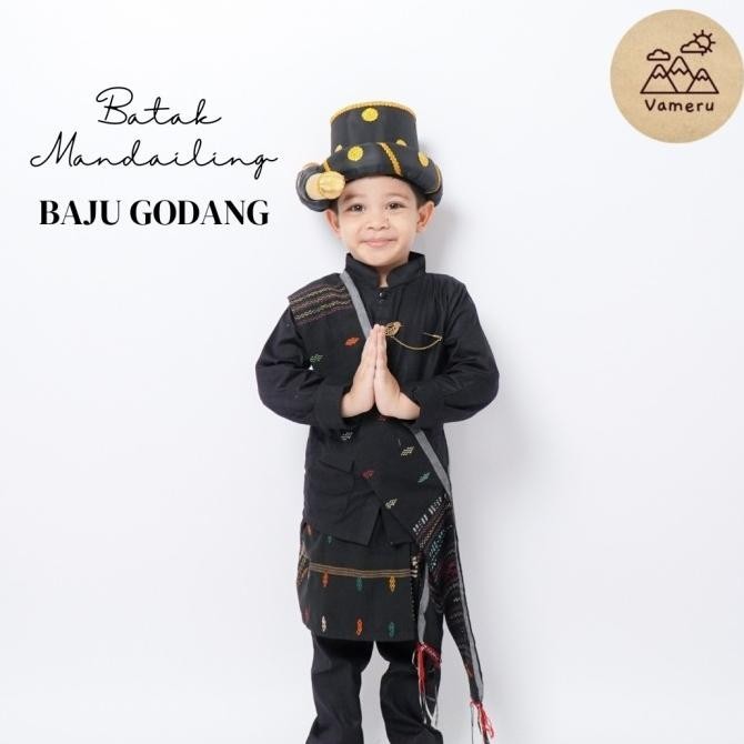 BAJU ADAT BATAK MANDAILING ANAK LAKI LAKI