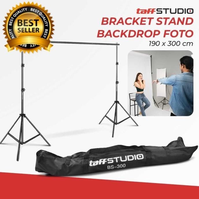 Bracket Stand Backdrop Foto Studio Tripod Tiang Backdrop Foto Studio