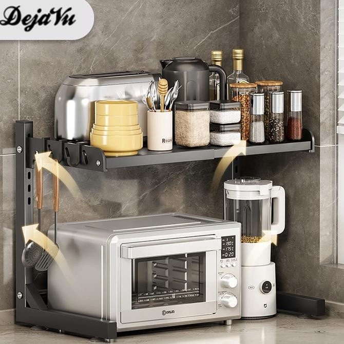 DEJAVU Rak Dapur Susun Microwave Rak Tempat Rice Cooker Oven HRM161