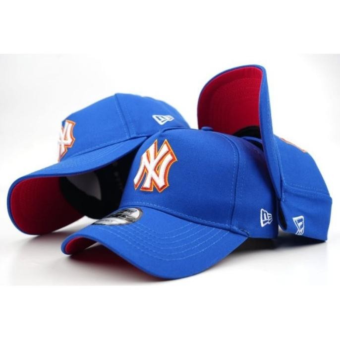 Topi Snapback Original Import Ny Baseball Cap Distro Fashion Pria Wa - Cap Ny Biru