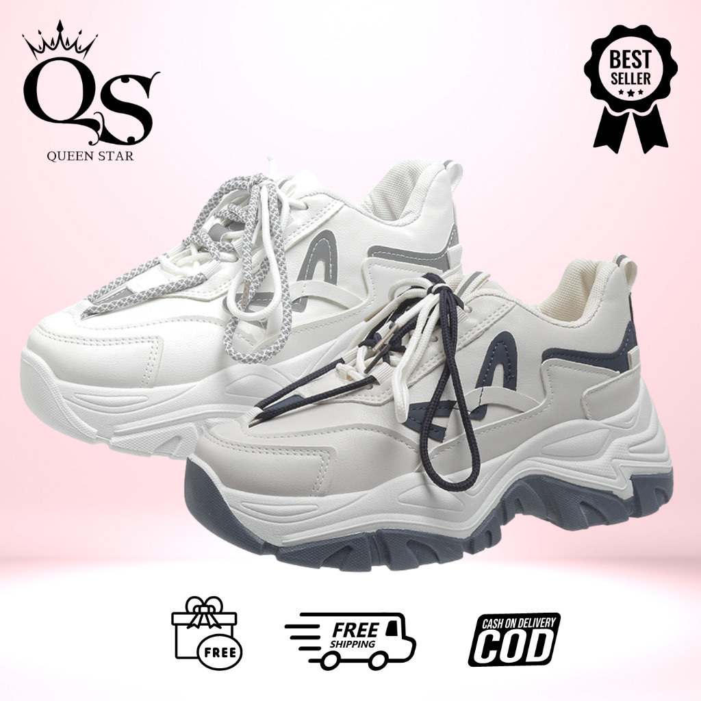 Sneakers Wanita Cewek Snekaker Sepatu Wanita Insol Empuk Sneakers Sepatu Casual Terlaris Ukur 34 35 