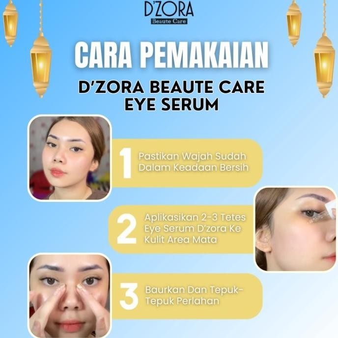 Produk Terbaik Dzora Beaute Care Eye Serum - Eye Serum Kantung Mata Da GT