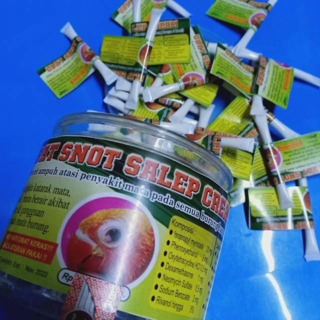 2bh obat snot salep cream 1btg burung lovebird murai sakit mata katarak patek Lampam ID