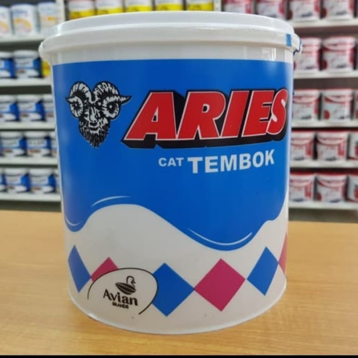 Cat Aries 5Kg Sw Putih Cat Tembok By Avian