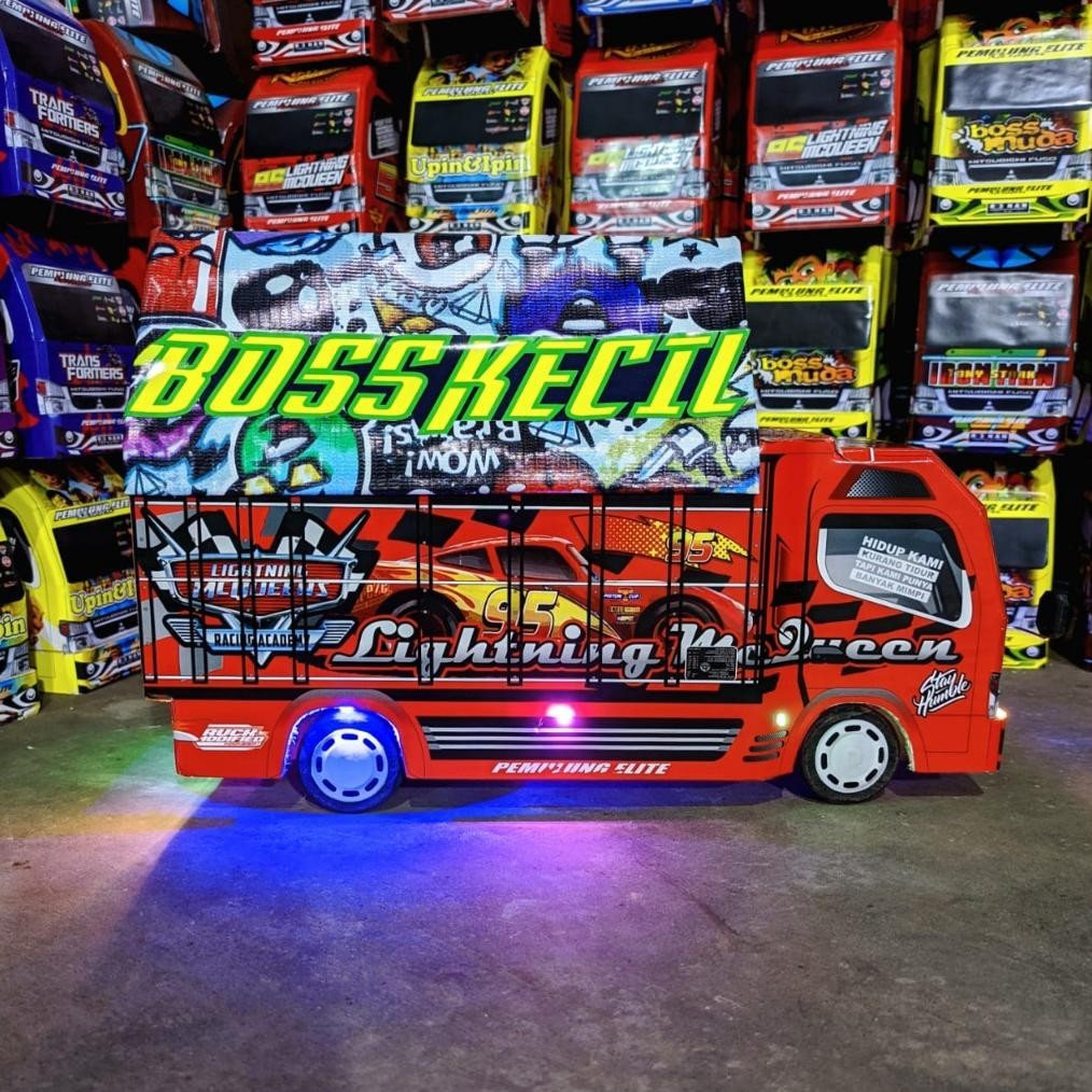 Promo Truk Oleng Mainan Anak Termurah Truk Oleng Full Variasi Lampu Dan Terpal (Order Sebelum Keting