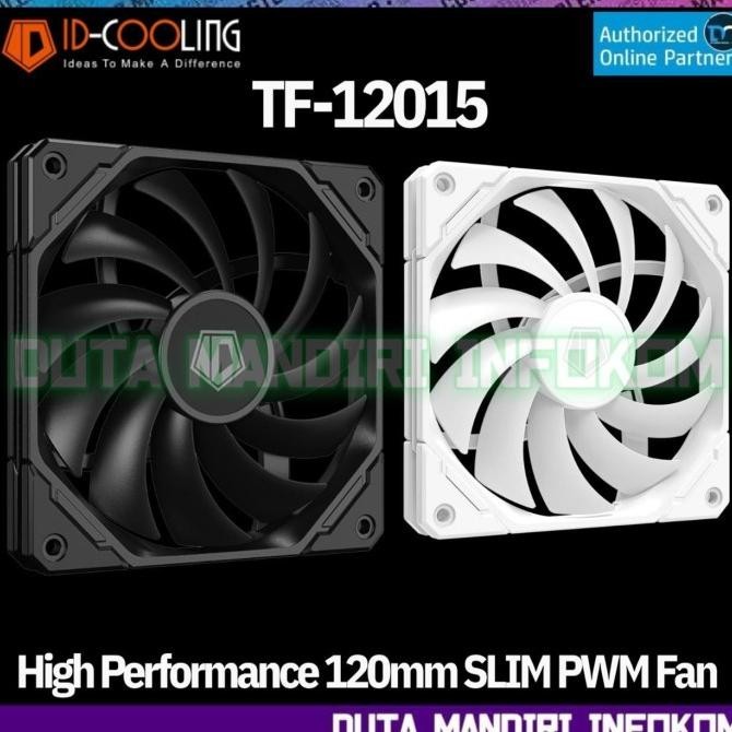 ID Cooling TF-12015-K I TF-12015-W - 120mm SLIM PWM Gaming Fan Case