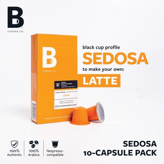 

B Coffee Co. Sedosa Latte Kopi Kapsul Nespresso Compatible Capsule