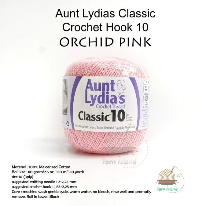 Benang Rajut Aunt Lydia Orchid Pink