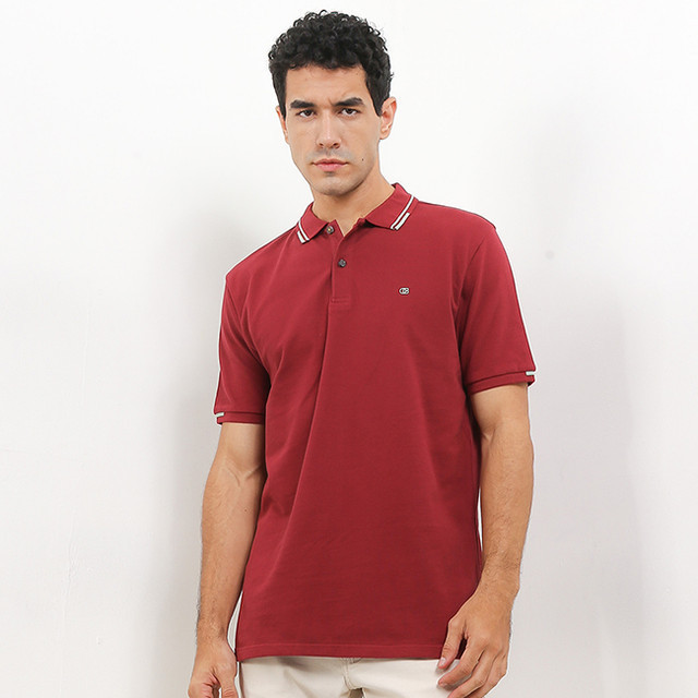 Obermain Kaos Polo Pria BIONIC Maroon OPA24027MR