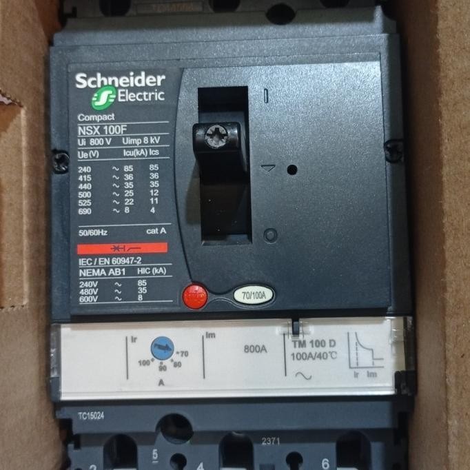 mccb schneider NSX100F nsx 100f nsx100 3p 100a 80a 63a 50a