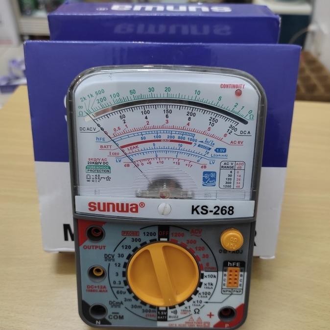 Multitester Analog Sunwa Ks-268 Multitester Original Sunwa