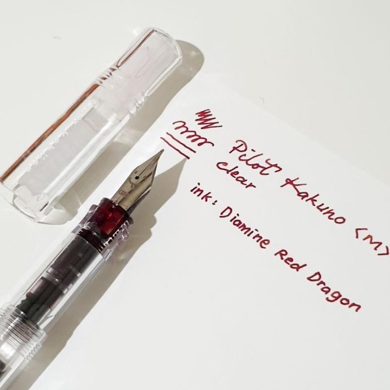 

BACK TO SCHOOL PILOT KAKUNO FOUNTAIN PEN /F/M CLEAR FKA-1SR