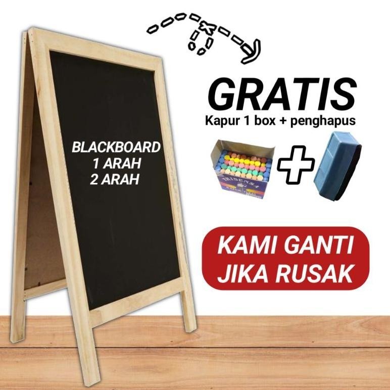 

BACK TO SCHOOL PAPAN TULIS KAPUR 2 ARAH & 1 ARAH 100X50CM | PAPAN TULIS BLACKBOARD