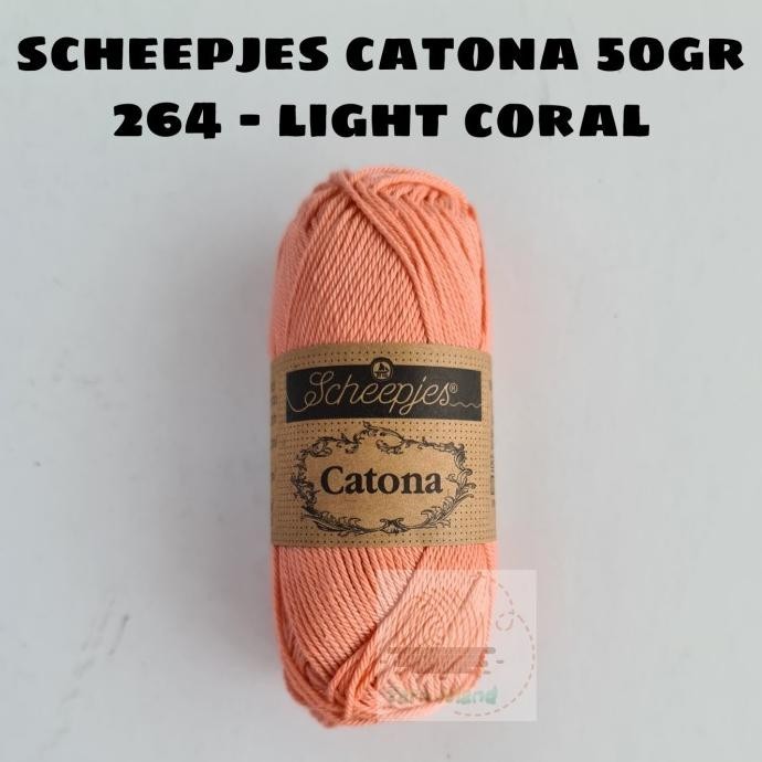 

scheepjes catona 50gr light coral (264)
