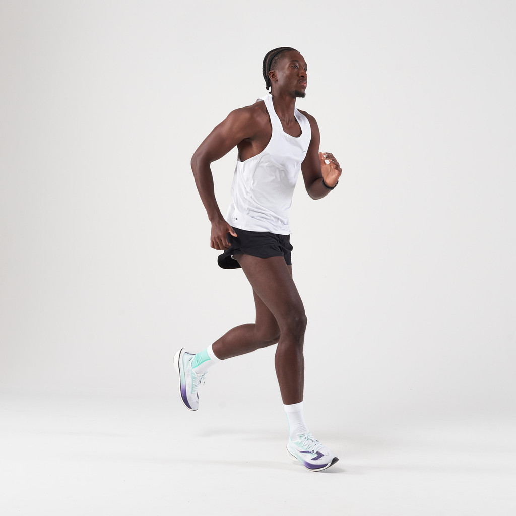Decathlon Kiprun Celana Lari Pria Run 500 Split - Hitam - 8861551