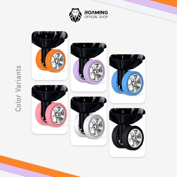 BOOM SALE Roaming Silikon Roda untuk Koper Kabin & Bagasi