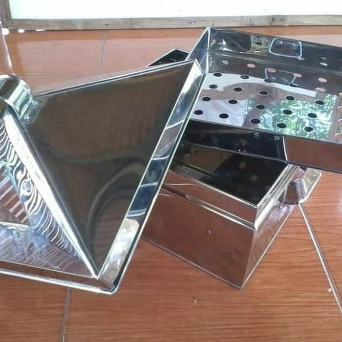 Klakat/ Kukusan Kotak Stainless Steamer Ukuran 40X40 Cm