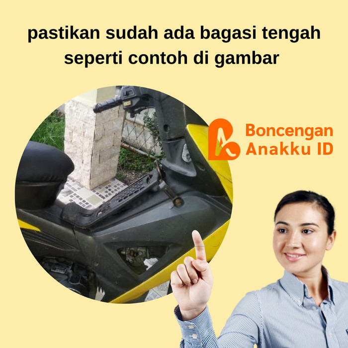 Kursi Jok Boncengan Anak Motor Supra Sandaran Sabuk Pengaman