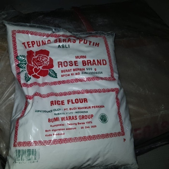 Tepung Beras - Rose Brand - 1/2 Kg