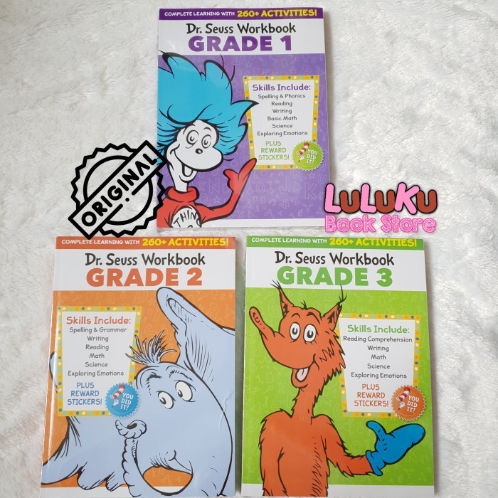 

Buku Anak Children Book - Dr. Seuss Workbook Grade 1 / 2 / 3