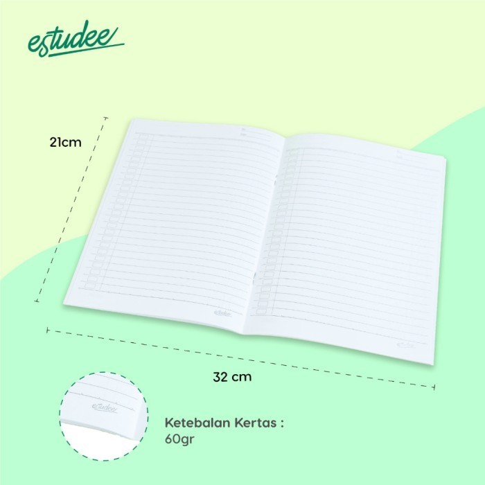 

Buku Tulis Estudee Sampul Coklat arto 58 Isi 10
