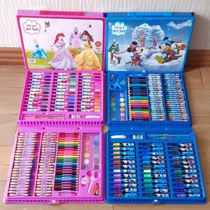 

crayon set 150 pcs / art set / alat mewarnai anak