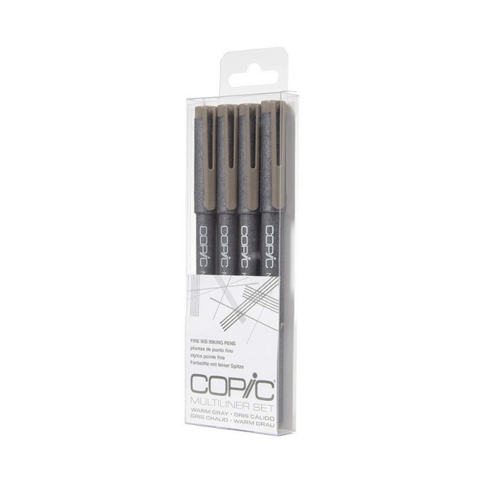 

Multiliner Set 4-pcs Warm Gray