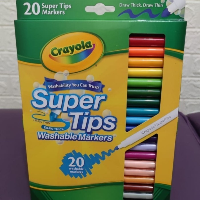 

Supertips super tips 20 makers washable spidol