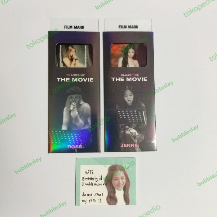 JENNIE ROSE THE MOVIE CGV FILM MARK KOREA LIMITED HOLOGRAM BLACKPINK K02