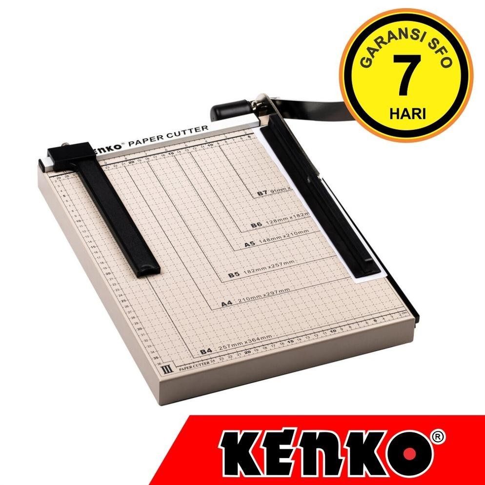 

READY >> PAPER TRIMMER KENKO B4 METAL / PAPER CUTTER / ALAT PEMOTONG KERTAS