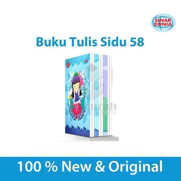 

Buku Tulis Sidu 58 Lbr / Buku Tulis Sinar Dunia 58 Lembar/ Buku 58lbr