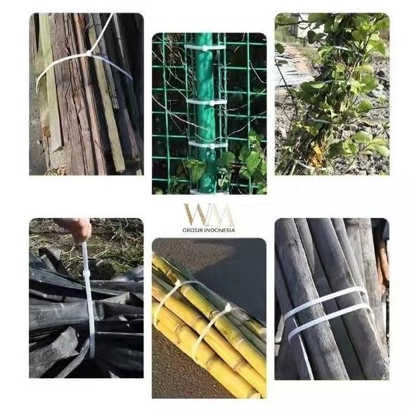 

Kabel Ties Releasable Cable Tie 7.2x300mm Kabel Ties Buka Pasang