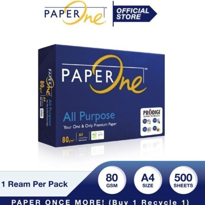 

Paper One A4 80 Gram/Kertas Fotocopy