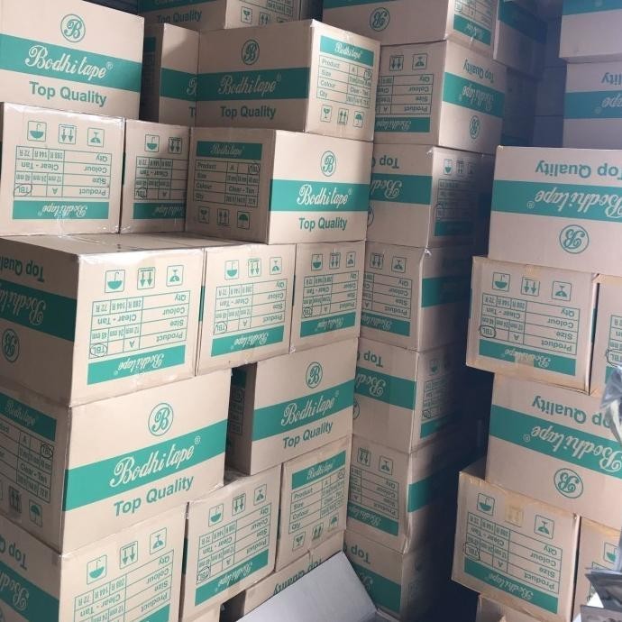 Lakban bening/coklat 1 dus 2inch 90yard