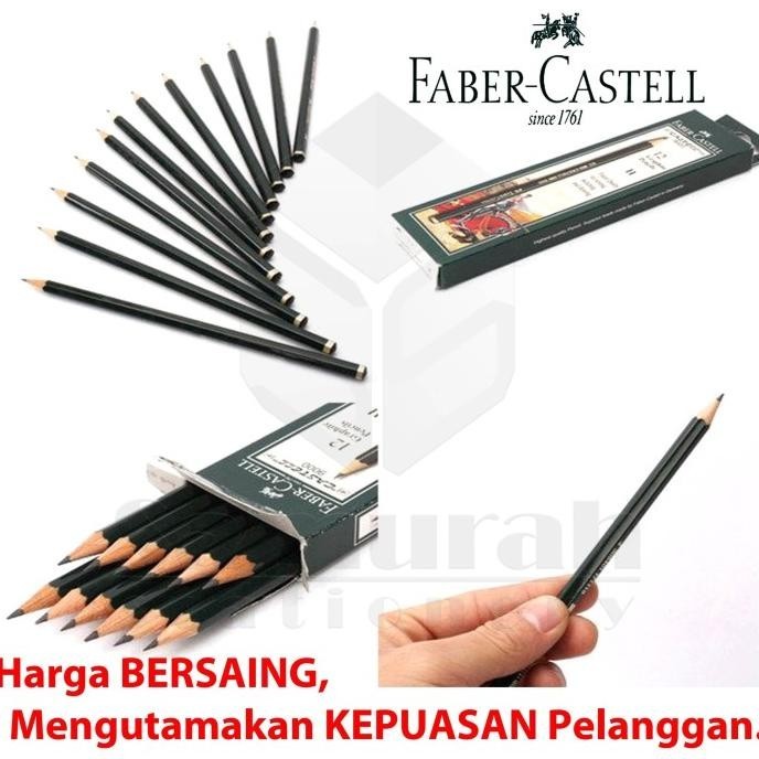 

Pensil Faber-Castell 2B - HB Original / Pensil Kayu Faber Castell 9000