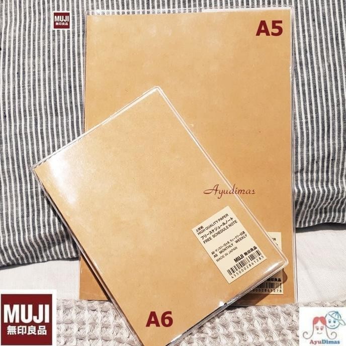 

MUJI Free Schedule Note / planner notebook / note book / agenda /diary