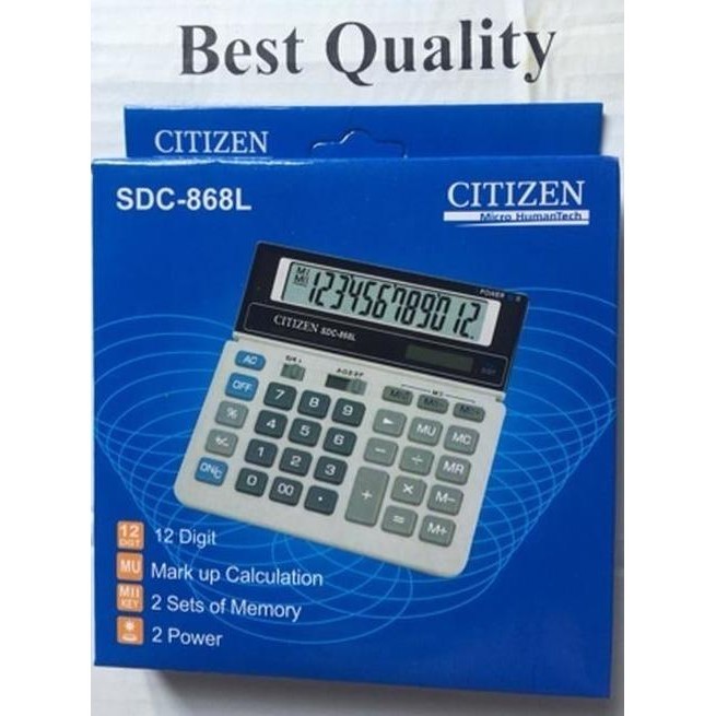 

Citizen SDC 868L / SDC868 L Kalkulator