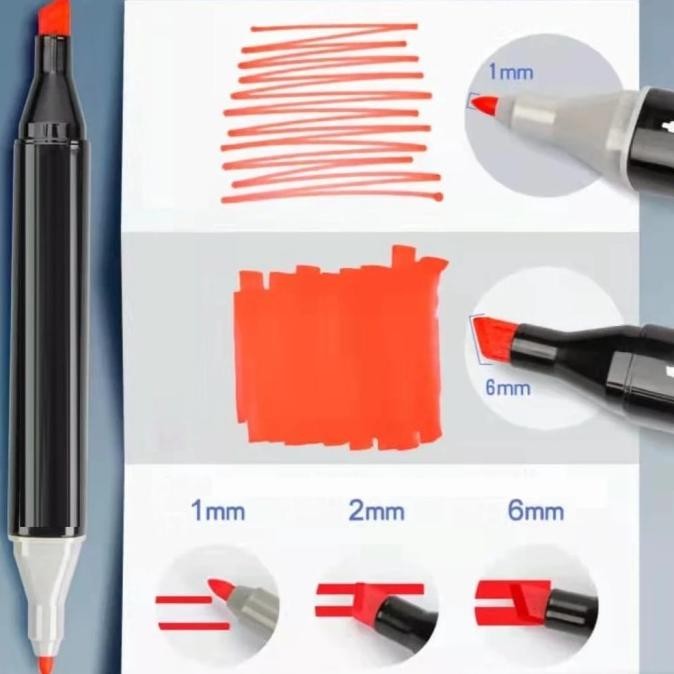 

Spidol warna Stabilo Touch 24/36/48 Dual Side Fine Art Brush Pen