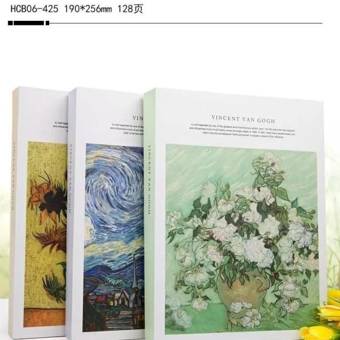 

520 soft cover sketch book B5 (van gogh cover)