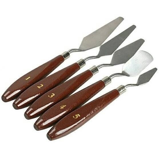 

Painting Knife set. 5 Pcs. / Pisau Palet. / Pisau Lukis.