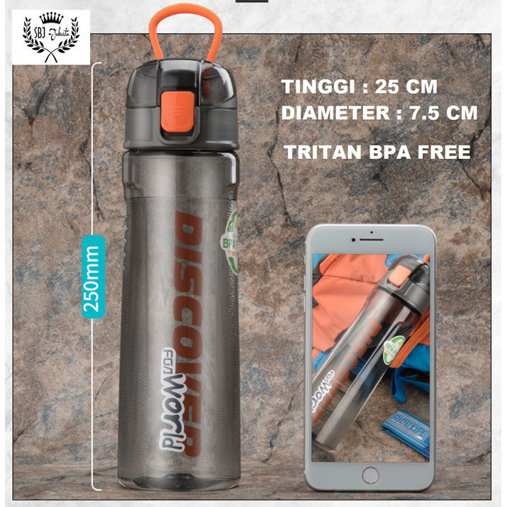SALE BOTOL MINUM TRITAN 100% BPA FREE FGA DISCOVER SPORT EDITION - 750ML