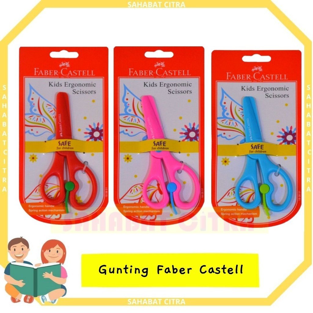 

GUNTING KIDS ERGONOMIC SCISSORS FABER CASTELL 剪刀