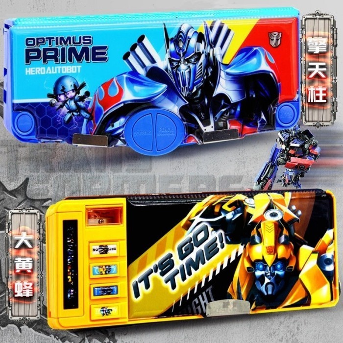 

lagi Transformers Kotak Pensil Multifungsi Desain Anak Laki-Lak