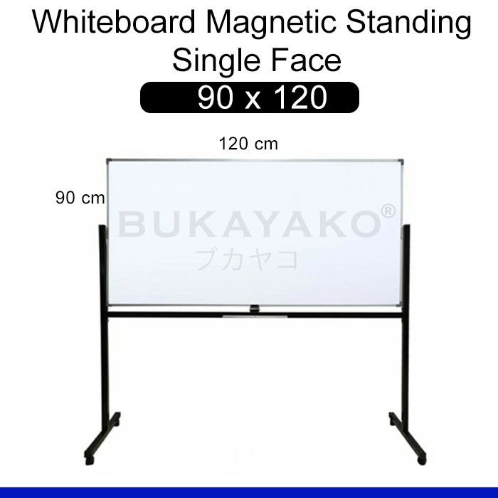 

Whiteard Magnetic Single Face Standing Kaki 90 x 120